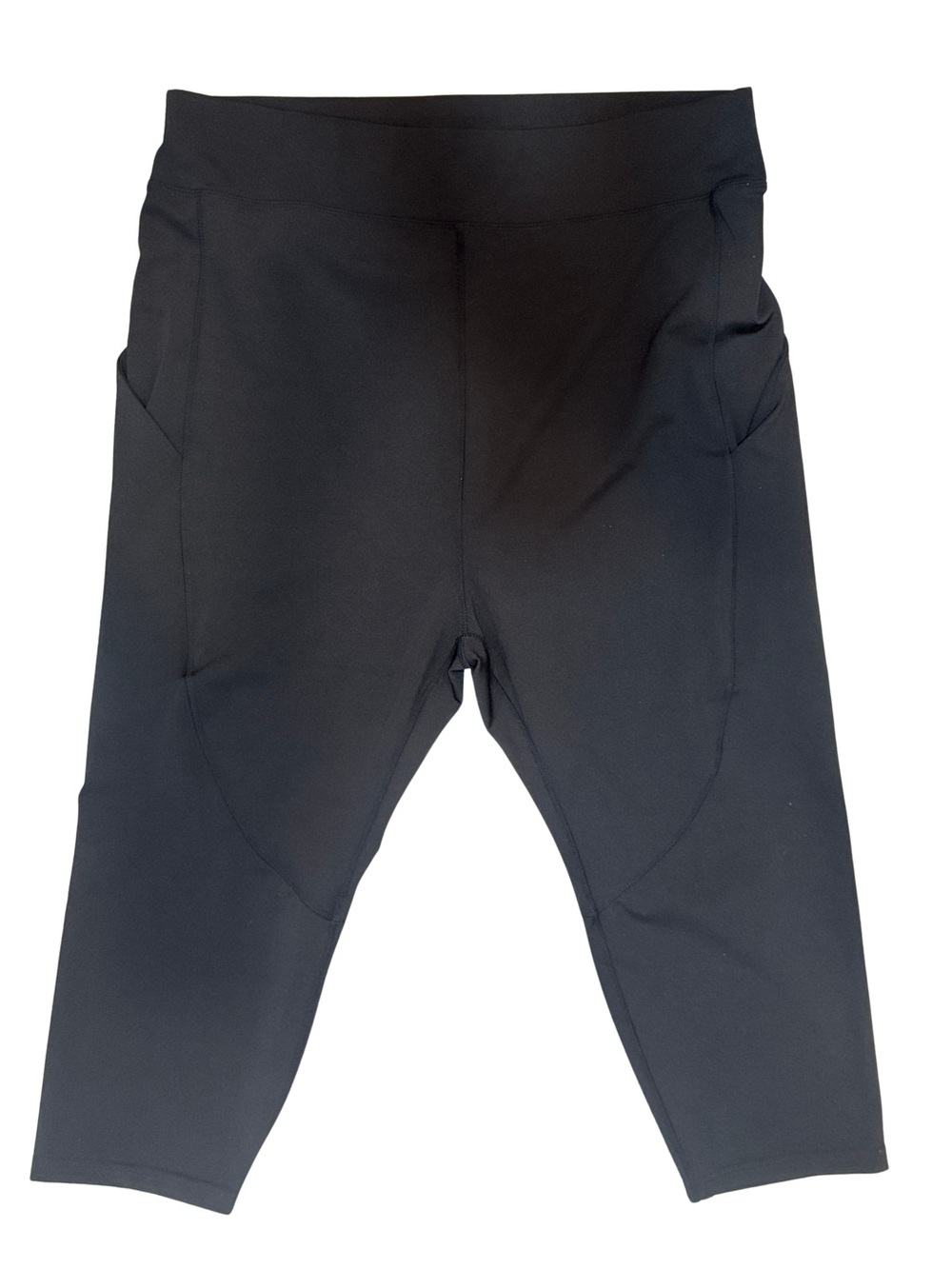 POP Fit Black Kids Leggings with Side Pockets